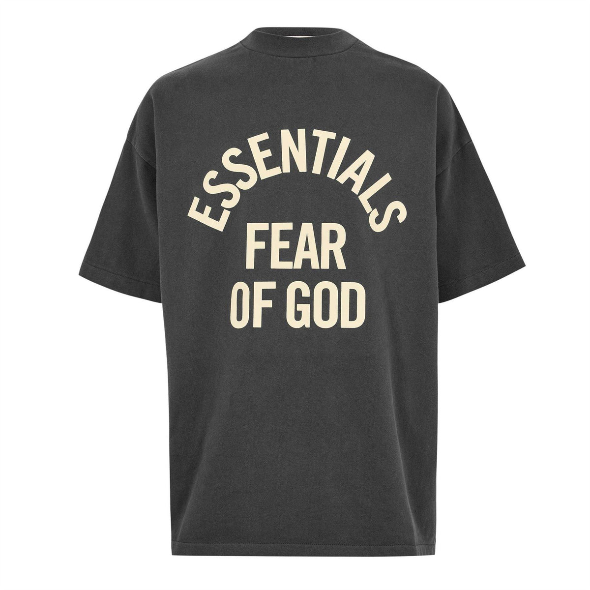 Black - Front - Fear Of God Essentials Mens Oversized T-Shirt