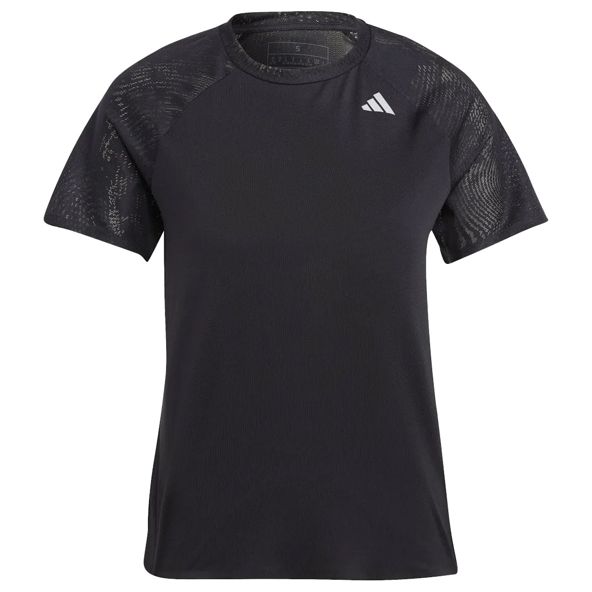 Black - Front - Adidas Womens-Ladies Adizero T-Shirt