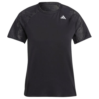 Black - Front - Adidas Womens-Ladies Adizero T-Shirt