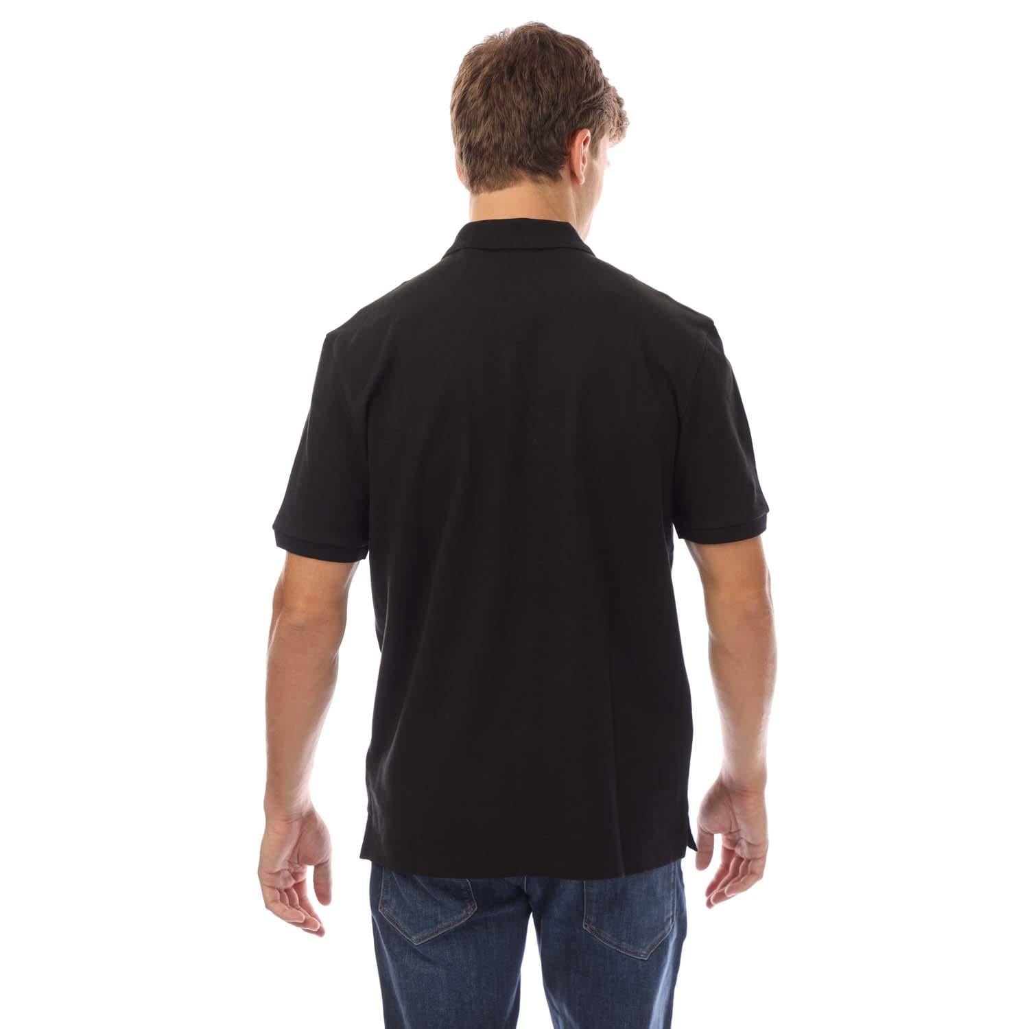 Black - Back - Hugo Mens Donos222 Polo Shirt