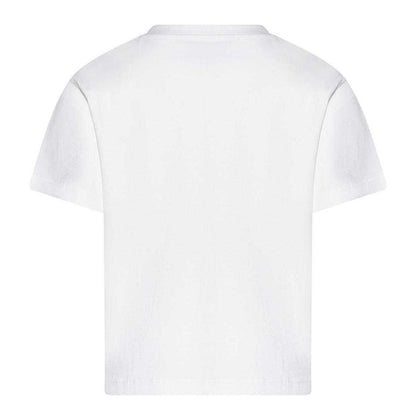 White - Back - Roberto Cavalli Childrens-Kids Graphic Print T-Shirt