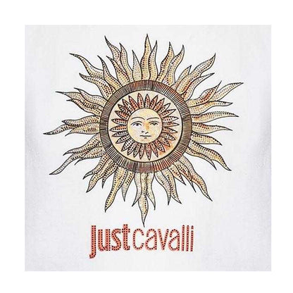White - Side - Roberto Cavalli Childrens-Kids Graphic Print T-Shirt