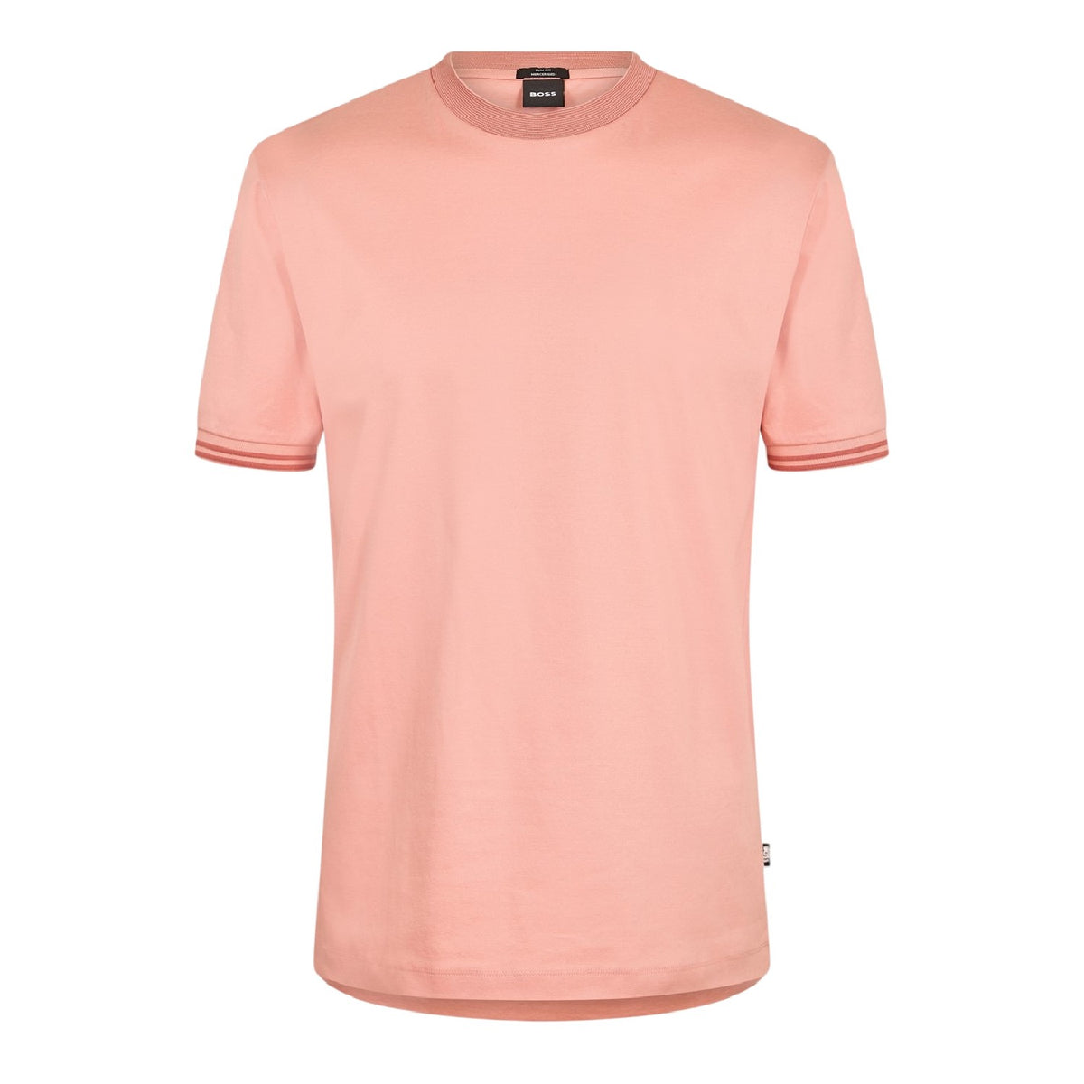 Light Pink - Front - Boss Mens Tessler T-Shirt