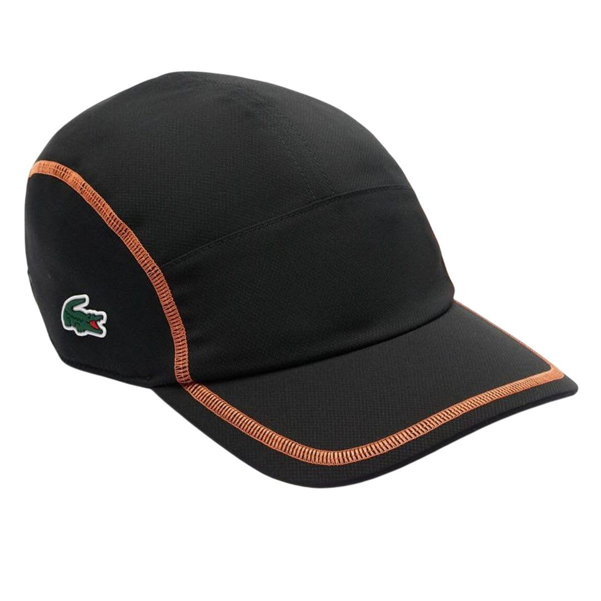 Black - Side - Lacoste Colour Block Tennis Cap