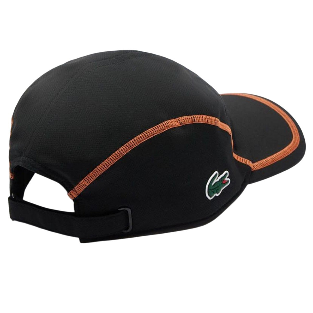 Black - Back - Lacoste Colour Block Tennis Cap