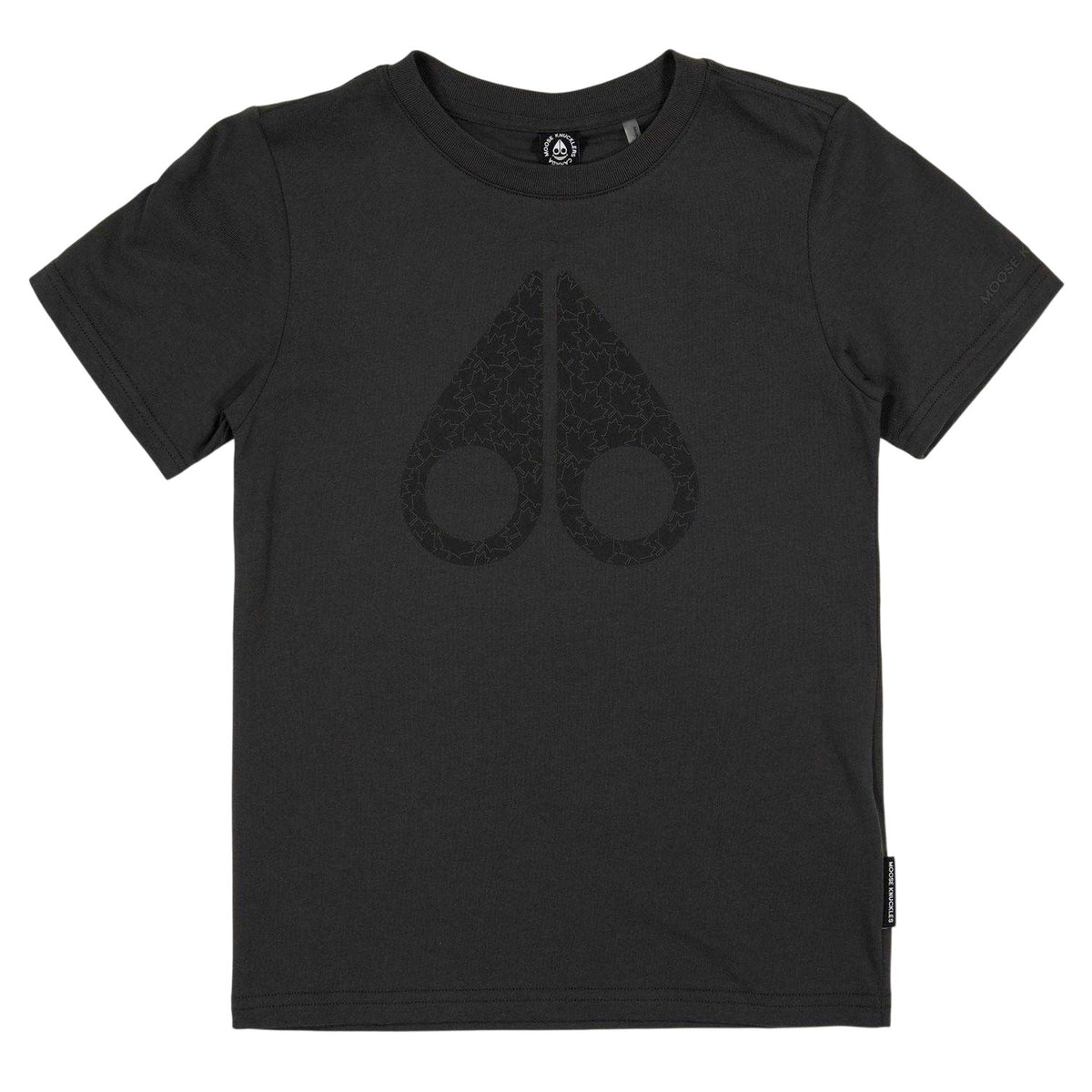 Cement - Front - Moose Knuckles Childrens-Kids Chamblee T-Shirt