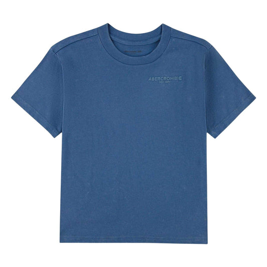 Moonlight Blue - Front - Abercrombie & Fitch Childrens-Kids T-Shirt
