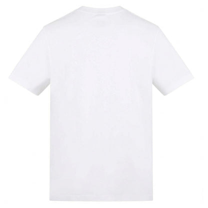 White - Back - Lonsdale Mens Lion Face Relaxed Fit T-Shirt