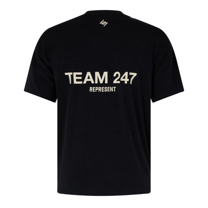 Jet Black - Back - Represent Mens 247 Graphic Print T-Shirt