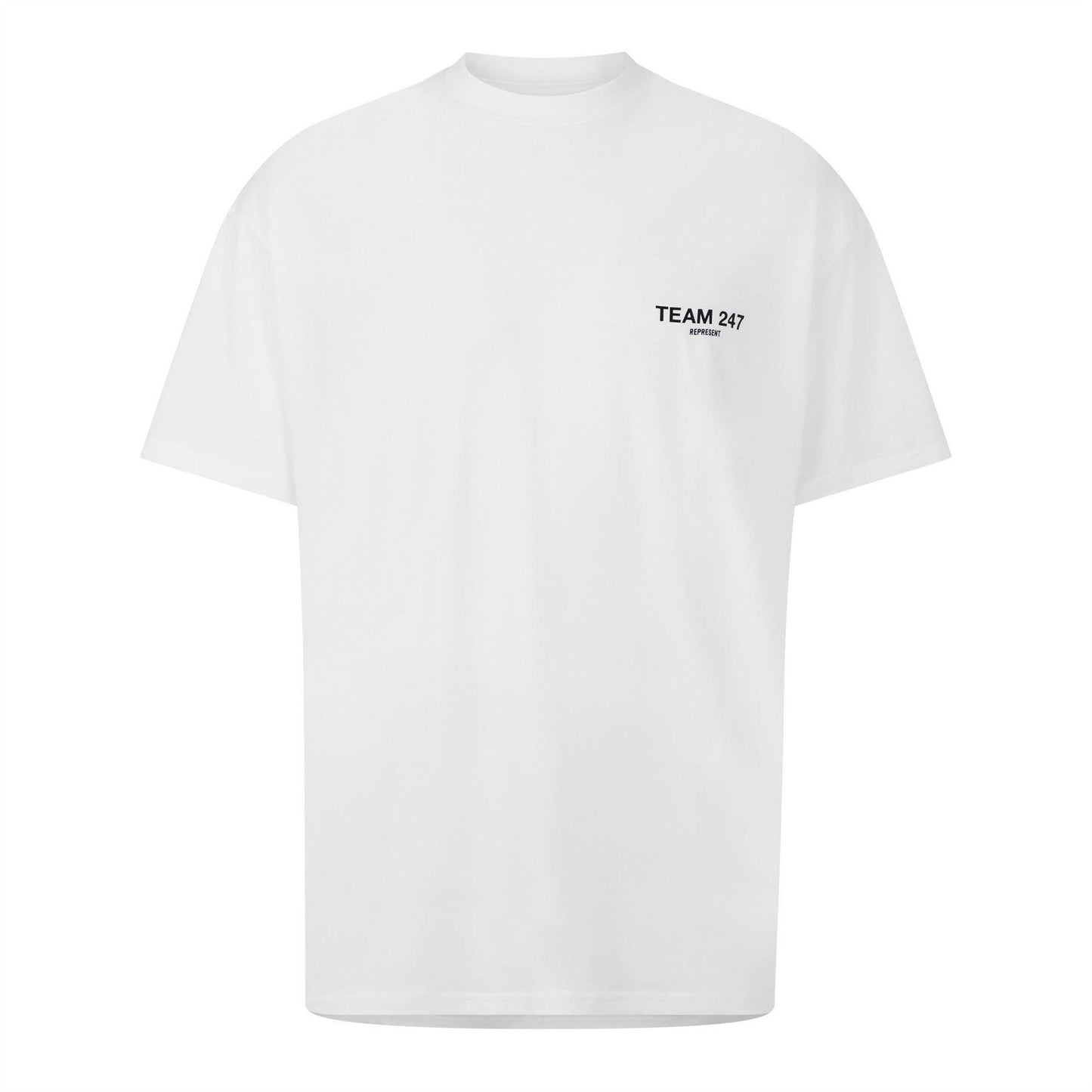 White - Front - Represent Mens 247 Graphic Print T-Shirt
