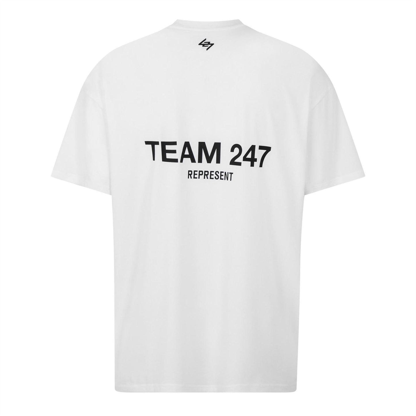 White - Back - Represent Mens 247 Graphic Print T-Shirt