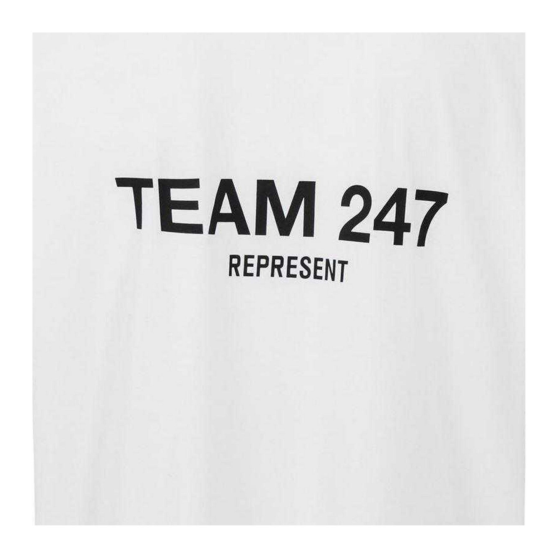 White - Side - Represent Mens 247 Graphic Print T-Shirt