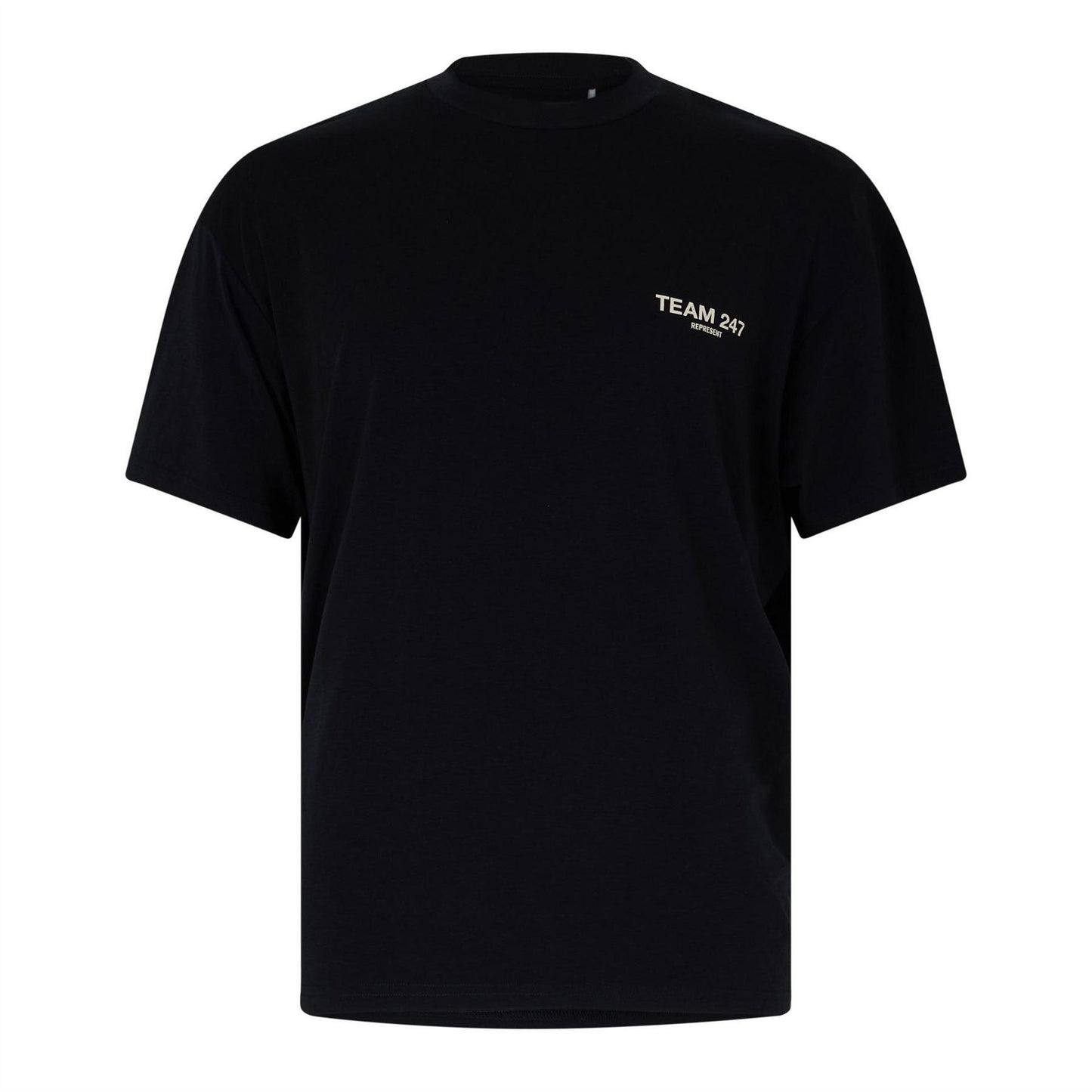 Jet Black - Front - Represent Mens 247 Graphic Print T-Shirt