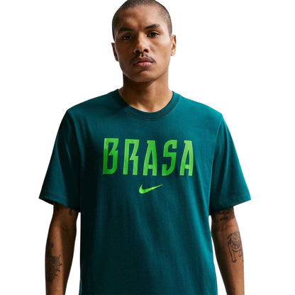 Blue-Yellow - Lifestyle - Nike Mens Brasa T-Shirt