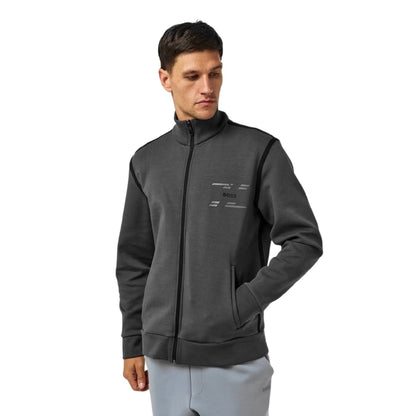 Dark Grey - Side - Boss Mens Skaz Tape Sweatshirt