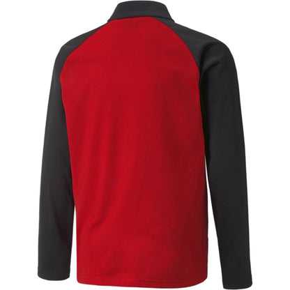 Red-Black - Back - Puma Childrens-Kids Team Liga Training Tracksuit Top