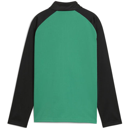 Green - Back - Puma Childrens-Kids Team Liga Training Tracksuit Top