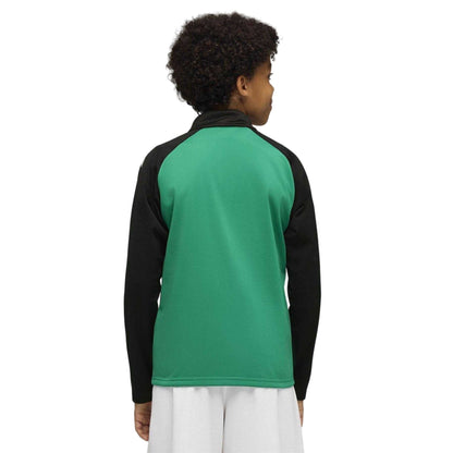 Green - Lifestyle - Puma Childrens-Kids Team Liga Training Tracksuit Top