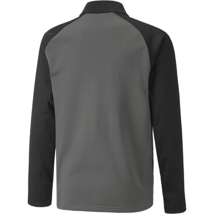 Grey - Back - Puma Childrens-Kids Team Liga Training Tracksuit Top
