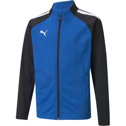 Light-Black - Front - Puma Childrens-Kids Team Liga Training Tracksuit Top