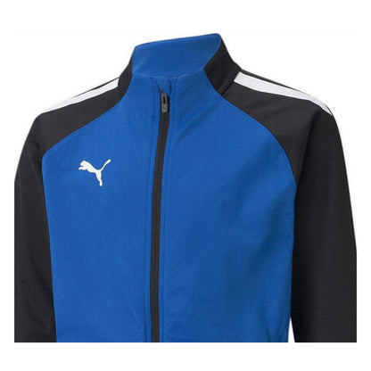 Light-Black - Side - Puma Childrens-Kids Team Liga Training Tracksuit Top