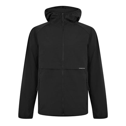 Black - Front - Condition Mens Windproof Performance Everyday Tracksuit Top