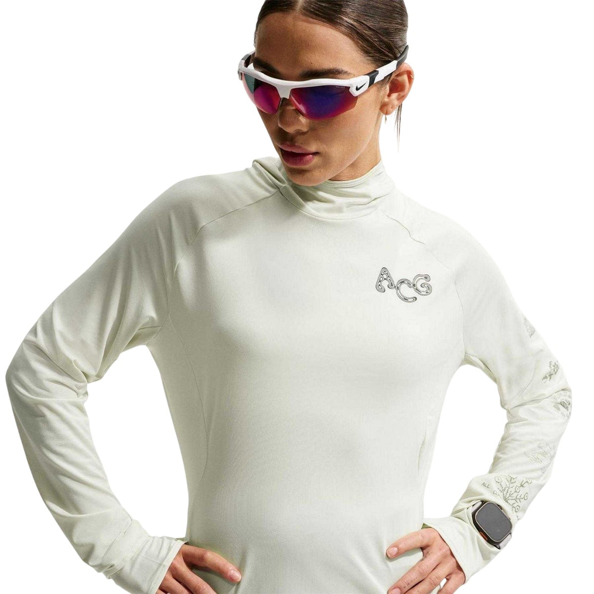 Sea Glass-Black - Back - Nike Womens-Ladies ACG Performance Jacket