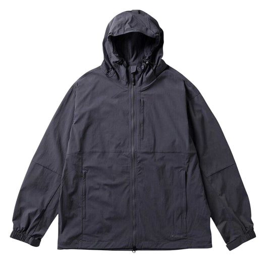 Black - Front - Snow Peak Mens NSD Water Repellent Stretch Parka