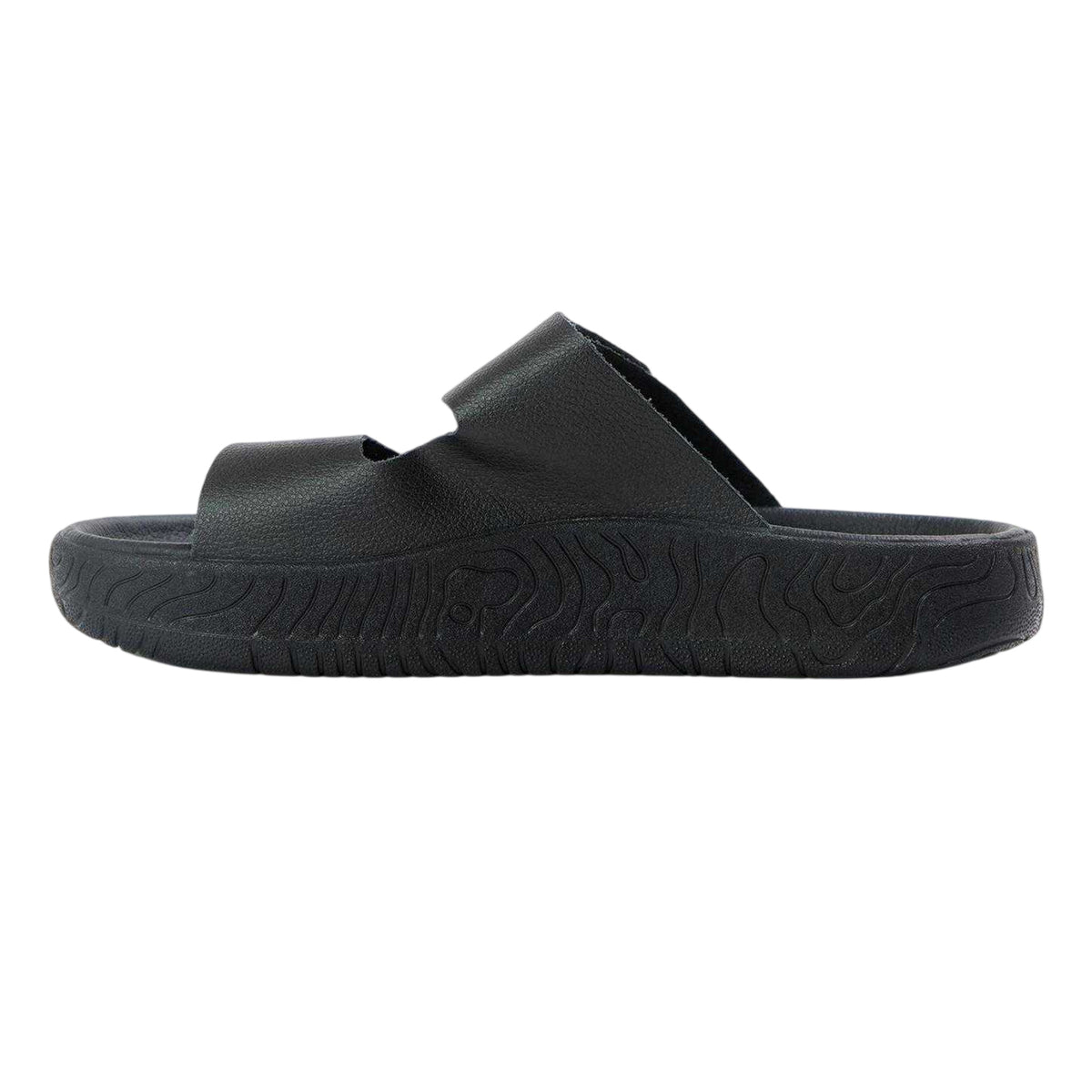 Full Black - Back - Veja Womens-Ladies Etna Leather Sandals