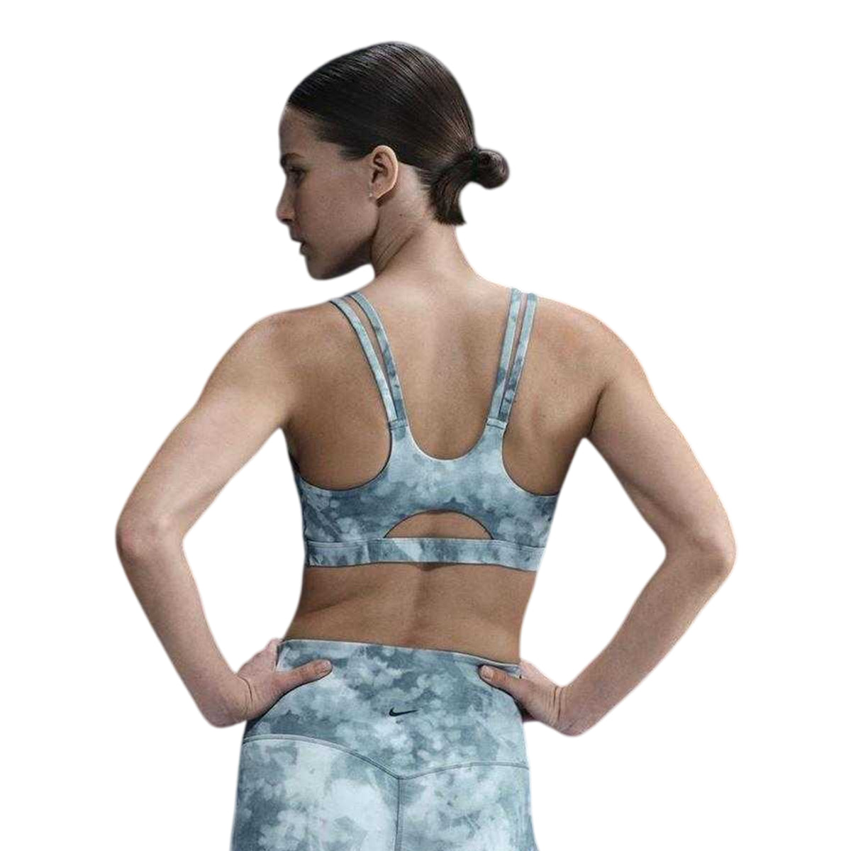 Smokey Blue - Back - Nike Womens-Ladies Zenvy Sports Bra