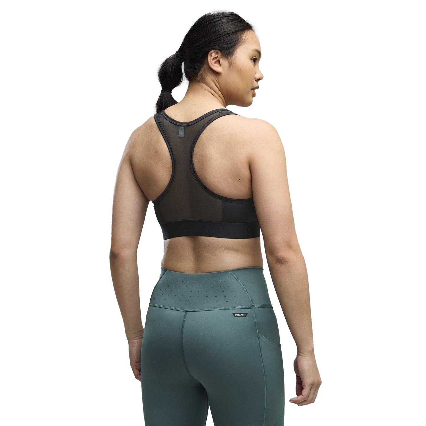 Black - Lifestyle - Puma Womens-Ladies Hyrox Logo Sports Bra
