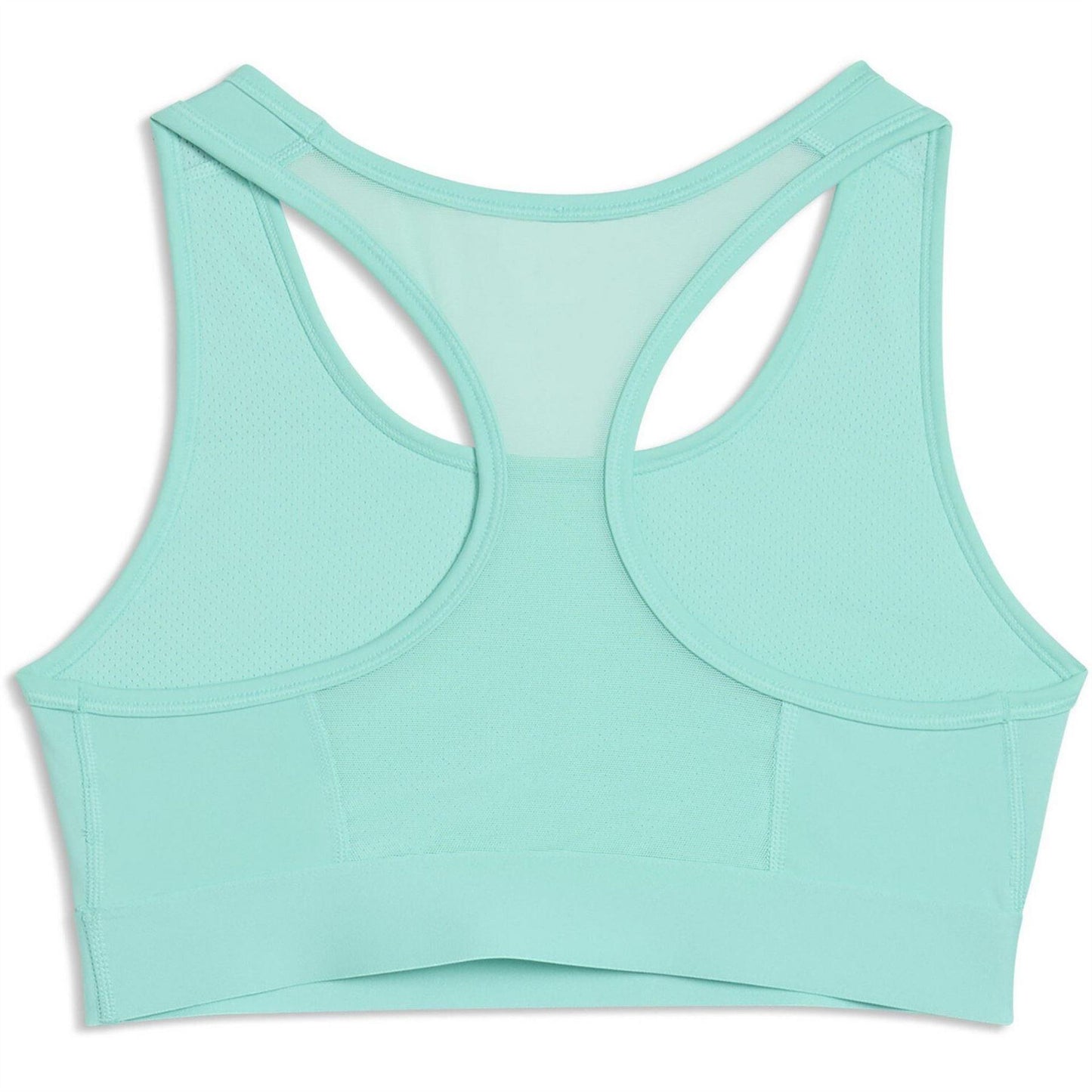 Mint - Back - Puma Womens-Ladies Hyrox Logo Sports Bra