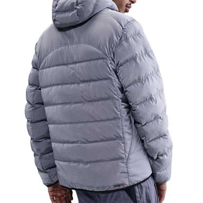 Particle Grey - Side - Nike Mens Plain Zip Pocket Puffer Jacket