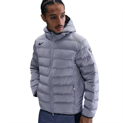 Particle Grey - Lifestyle - Nike Mens Plain Zip Pocket Puffer Jacket