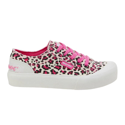 Pink - Front - Rocket Dog Womens-Ladies Jazzin Plus Platform Trainers