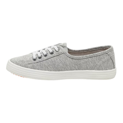 Light Grey - Side - Rocket Dog Womens-Ladies Chow Chow Flat Trainers