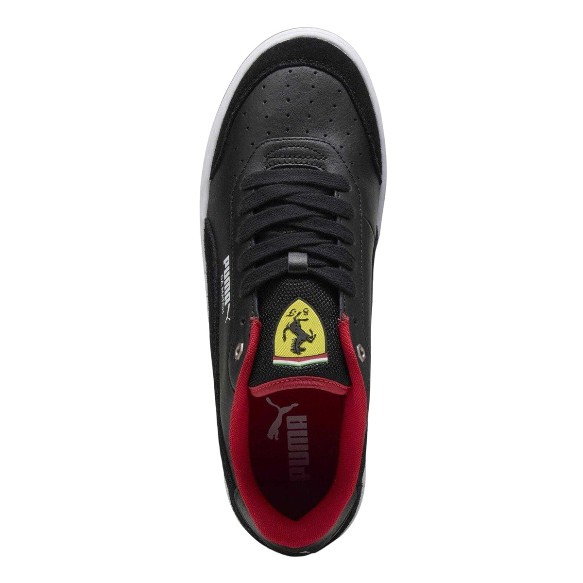 Puma Black - Side - Puma Mens Ca Match Ferrari Leather Low Cut Trainers