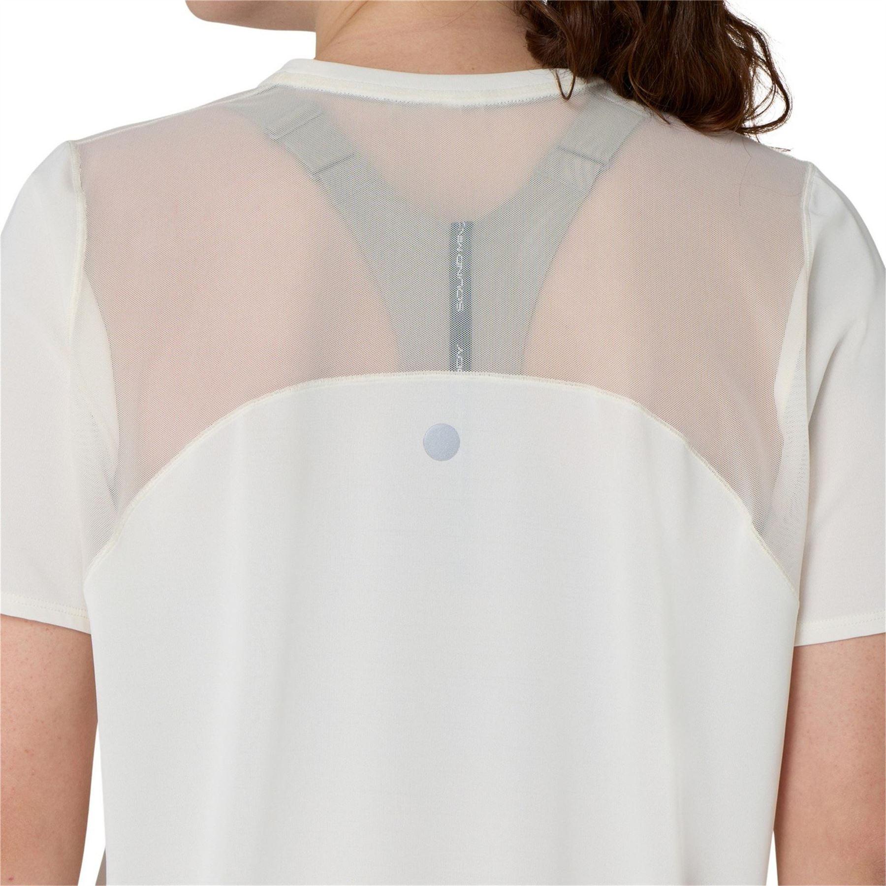 Cream - Pack Shot - Asics Womens-Ladies Road Running T-Shirt