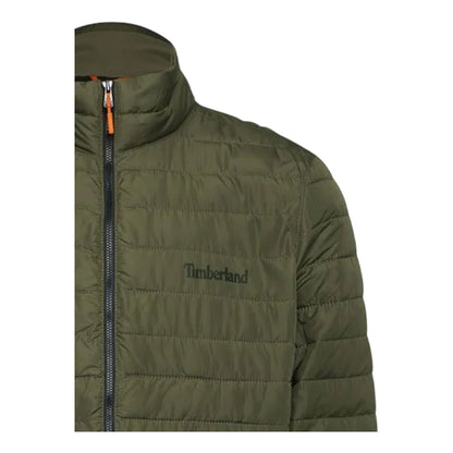Earth - Back - Timberland Mens Axis Quilted Water Repellent Jacket