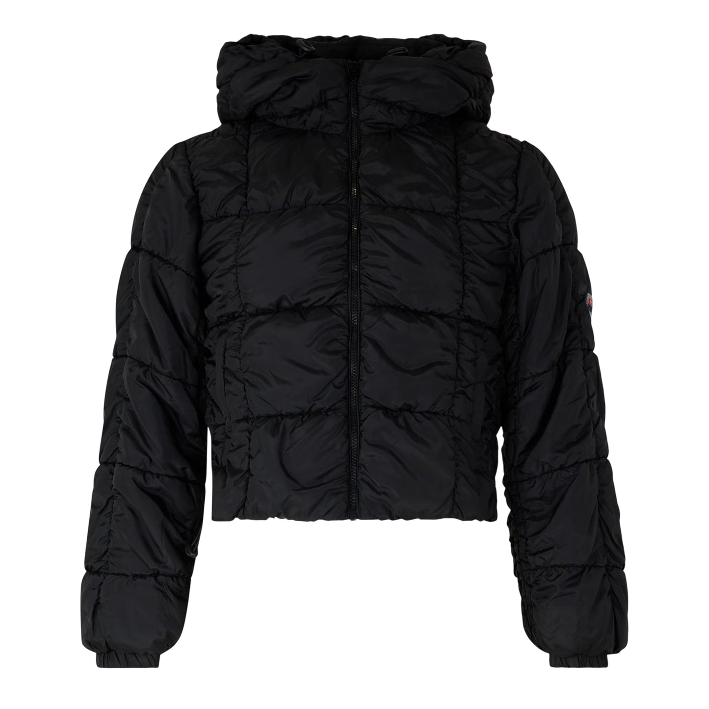 Caviar - Front - Diesel Womens-Ladies Short Hooded Puffer Jacket