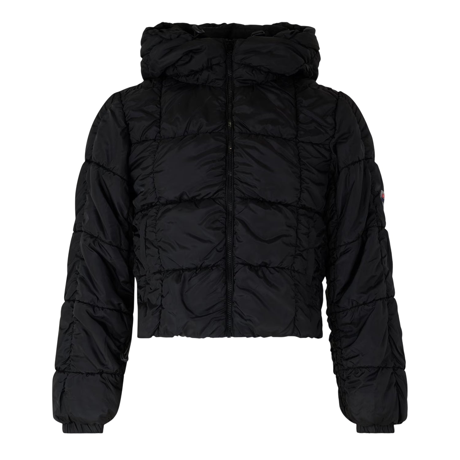 Caviar - Front - Diesel Womens-Ladies Short Hooded Puffer Jacket