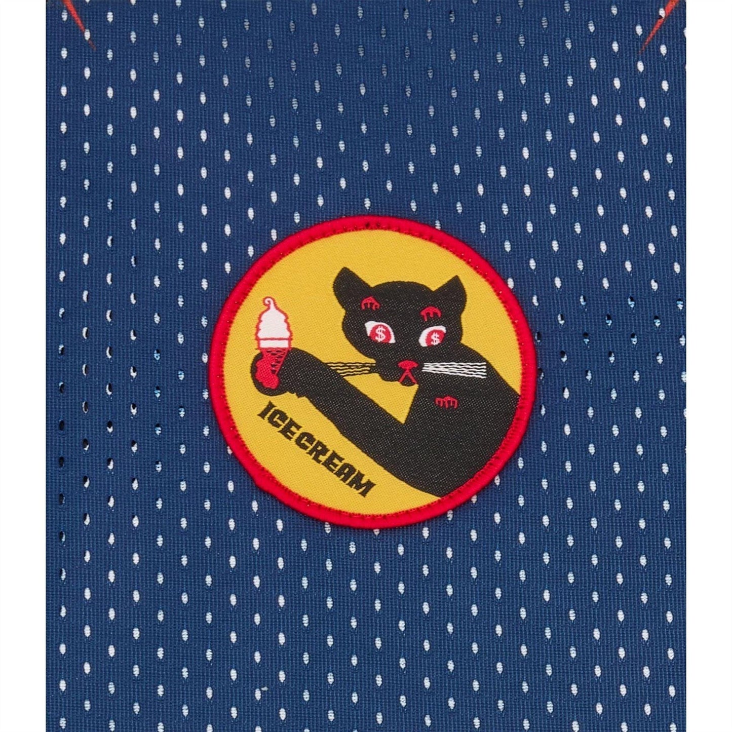 Navy - Side - ICECREAM Mens Moto Jersey
