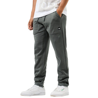 Grey - Pack Shot - Weekend Offender Mens Rebolledo Jogging Bottoms