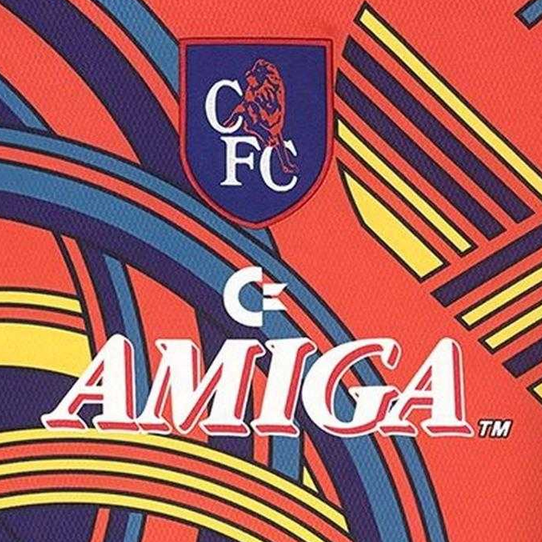 Orange-Blue - Side - Score Draw Mens 1994 Chelsea FC Goalkeeper Jersey