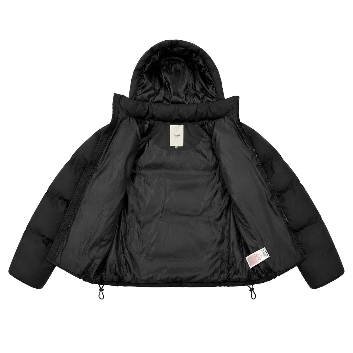 Black - Side - Firetrap Womens-Ladies Bubble Puffer Jacket