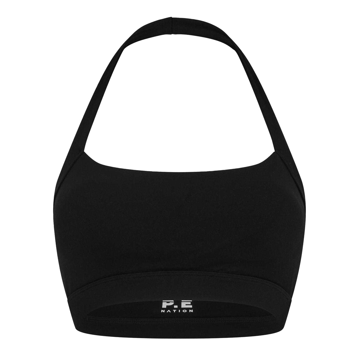 Black - Front - PE Nation Womens-Ladies Unwind Sports Bra