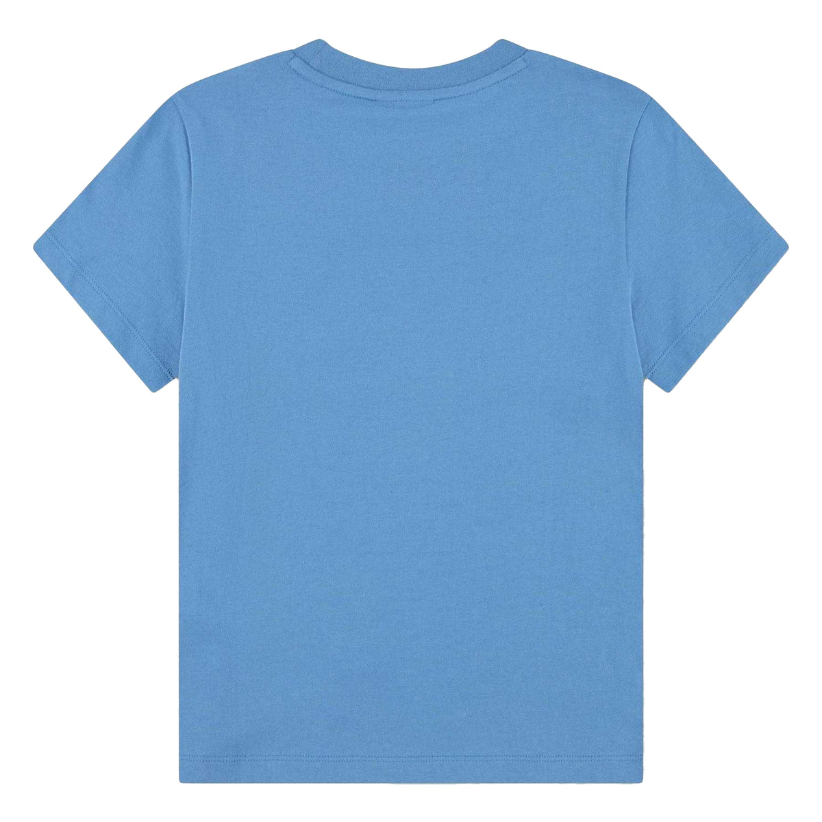 Blue - Back - Lacoste Childrens-Kids Block Regular T-Shirt