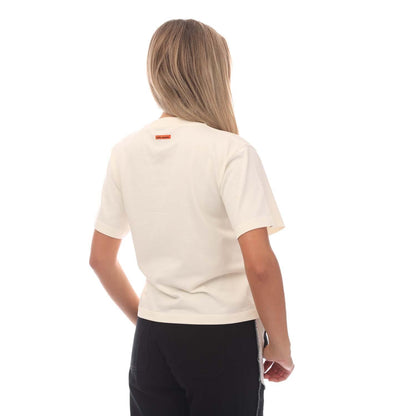 White-Black - Back - Heron Preston Womens-Ladies HPNY Embroidered T-Shirt