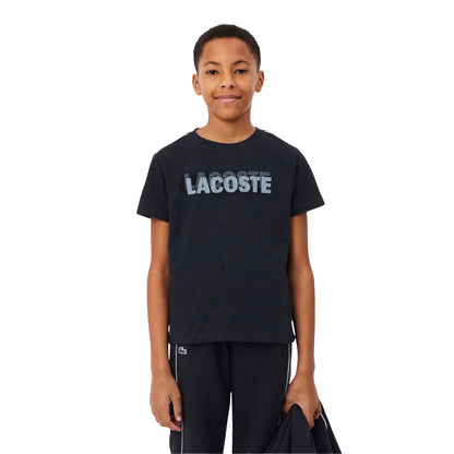 Black - Lifestyle - Lacoste Childrens-Kids Ultra Dry T-Shirt