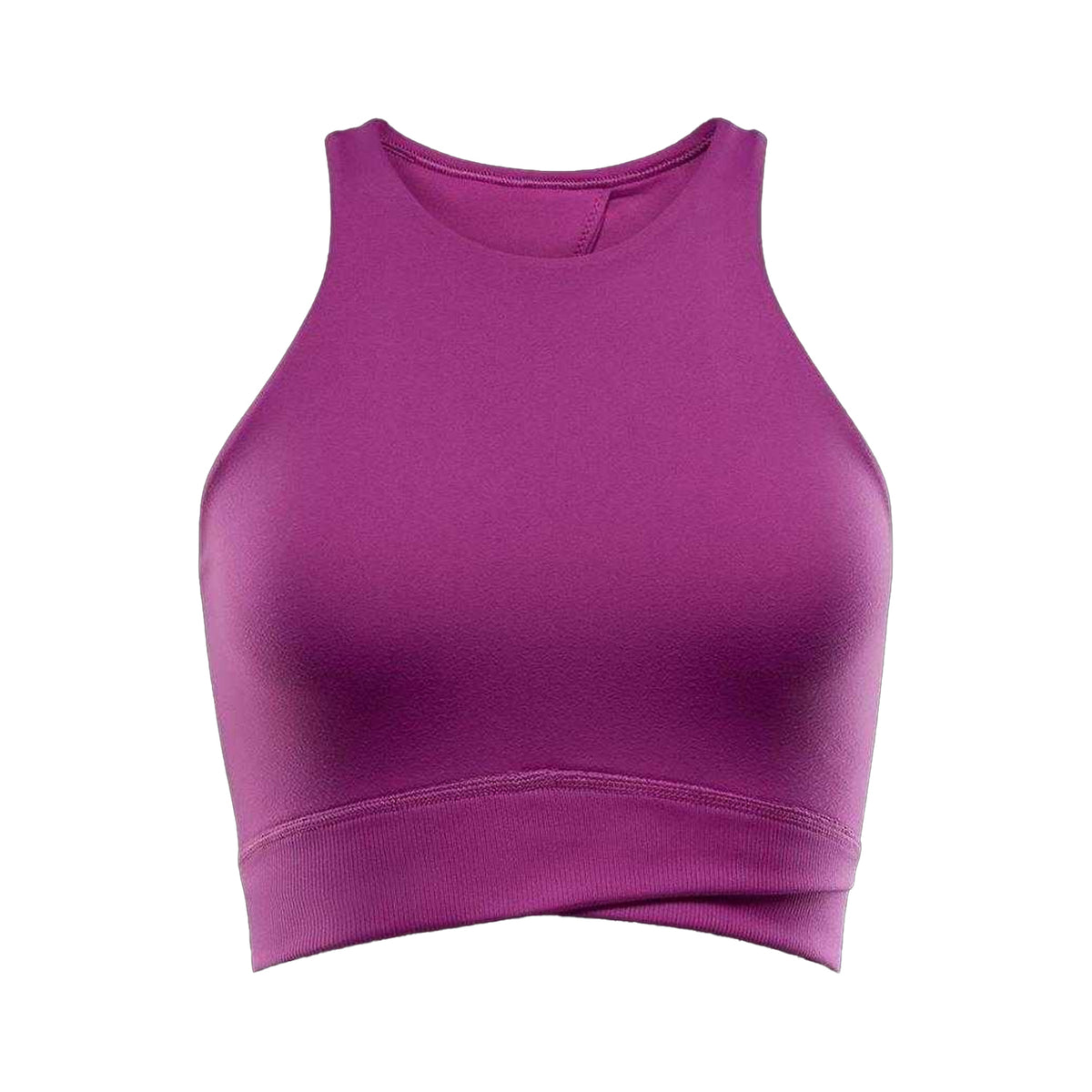 Fuchsia Purple - Front - Nike Womens-Ladies Twist Sports Bra